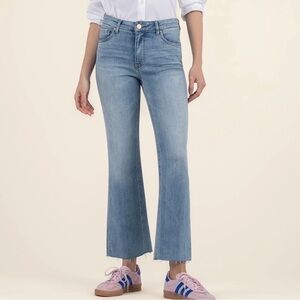 Kut from the Kloth Kelsey Mid Rise Ankle Flare Jeans